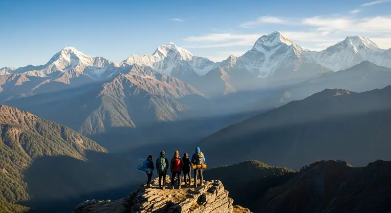 Kuari pass trek garhwal – view 3
