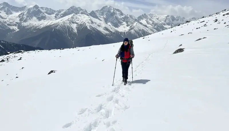 Pangarchulla peak trek chamoli – view 1
