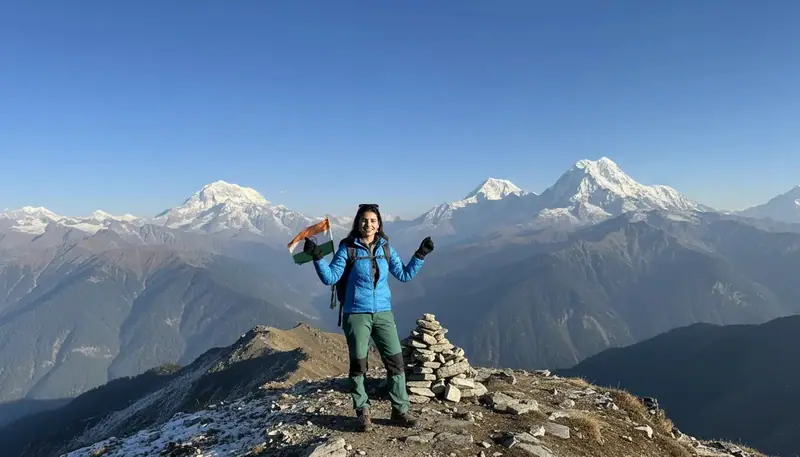 Pangarchulla peak trek chamoli – view 2