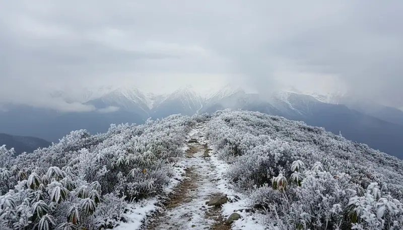 Ranthan kharak trek kumaon – view 2