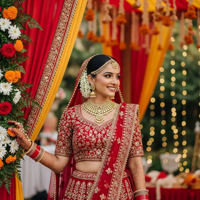 Nordindische Hindu-Hochzeit – Ansicht 2