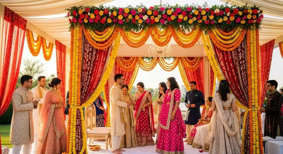 Was ist eine nordindische Hindu-Hochzeit?